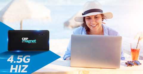 Cep Magnet ile internet yanında