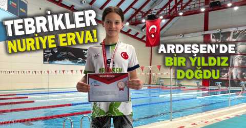 Ardeşen’den tarihi yüzme başarısı
