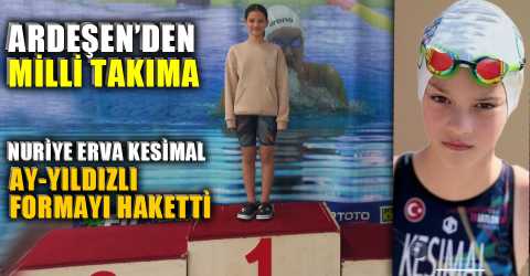 Ardeşen’in gururu, Nuriye Erva milli takımda