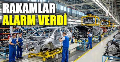 Otomotivde üretim düştü