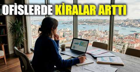 Ofislerde arz daraldı, kiralar yükseldi